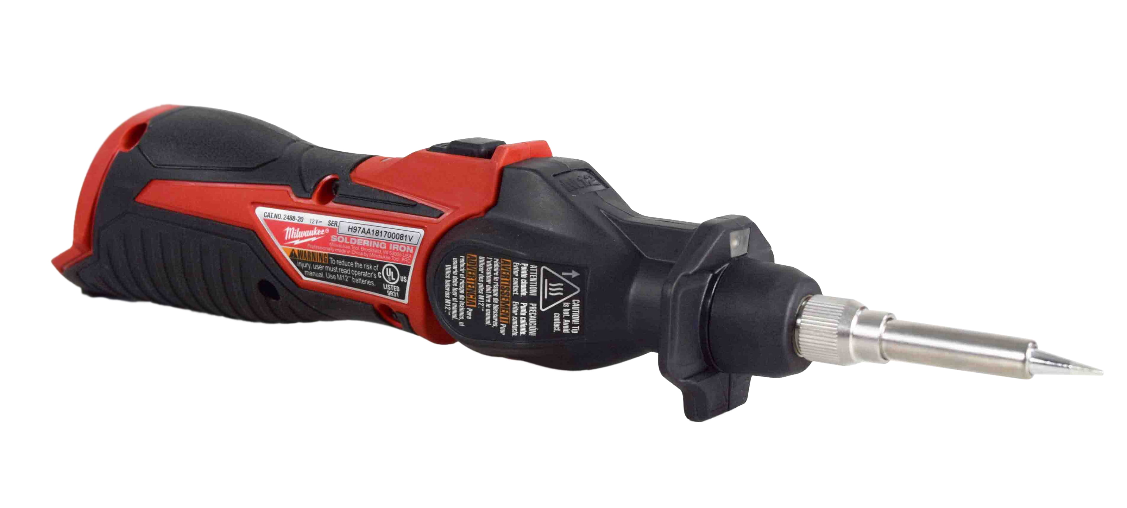 Milwaukee 2488-21 12V Cordless Pivoting Head Soldering Iron Kit