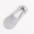 thumbnail image 4 of Wuxian Socks For Women Women'S Boat Socks Lace No Show Casual Non- Ankle Sock Low Cut Thin Casual Breathable Socks,Grey,One Size, 4 of 4