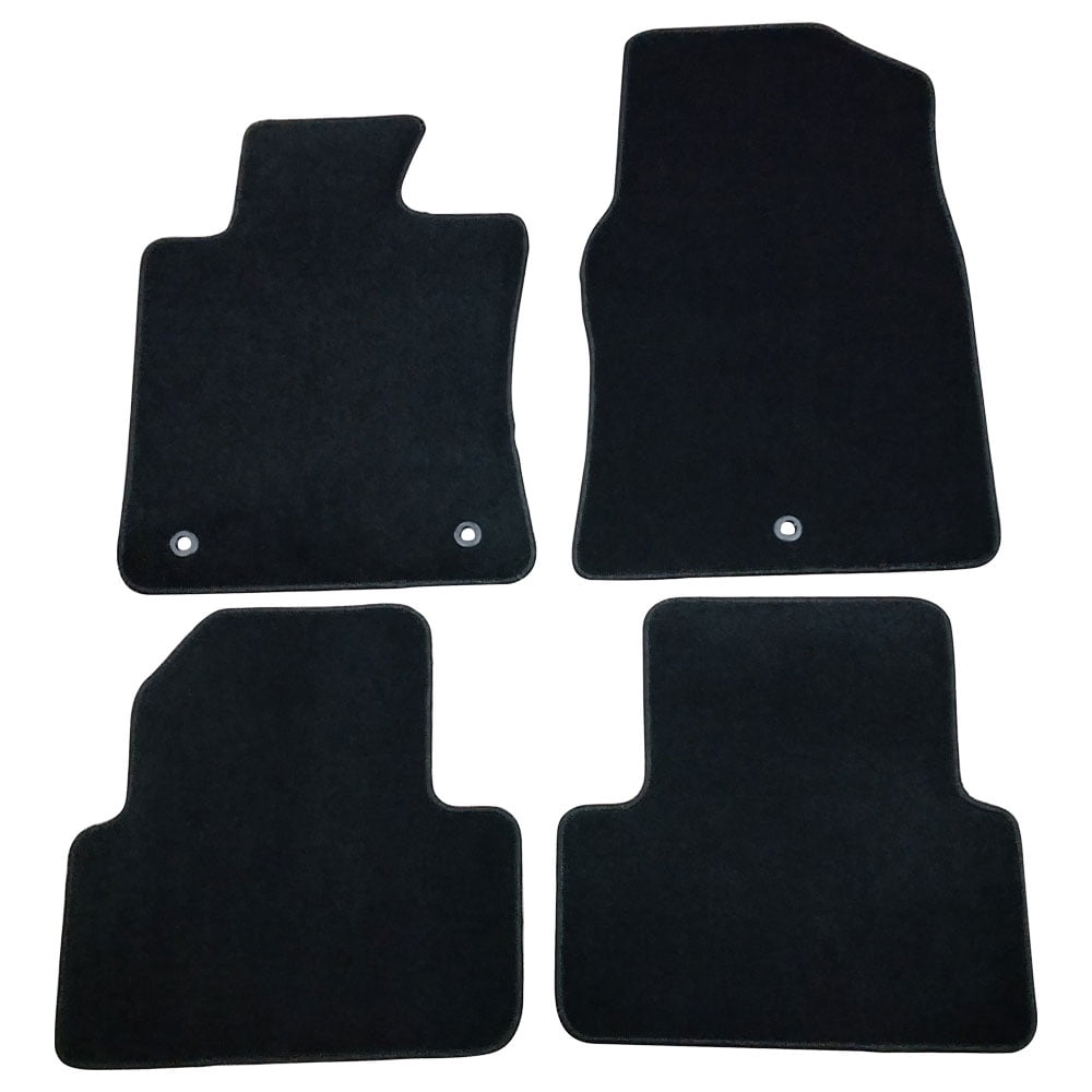 2012 2010 GGBAILEY D2513A-F2A-BLK_BR Custom Fit Car Mats for 2009 2014 Acura TL Black with Red Edging Driver & Passenger Floor 2011 2013 