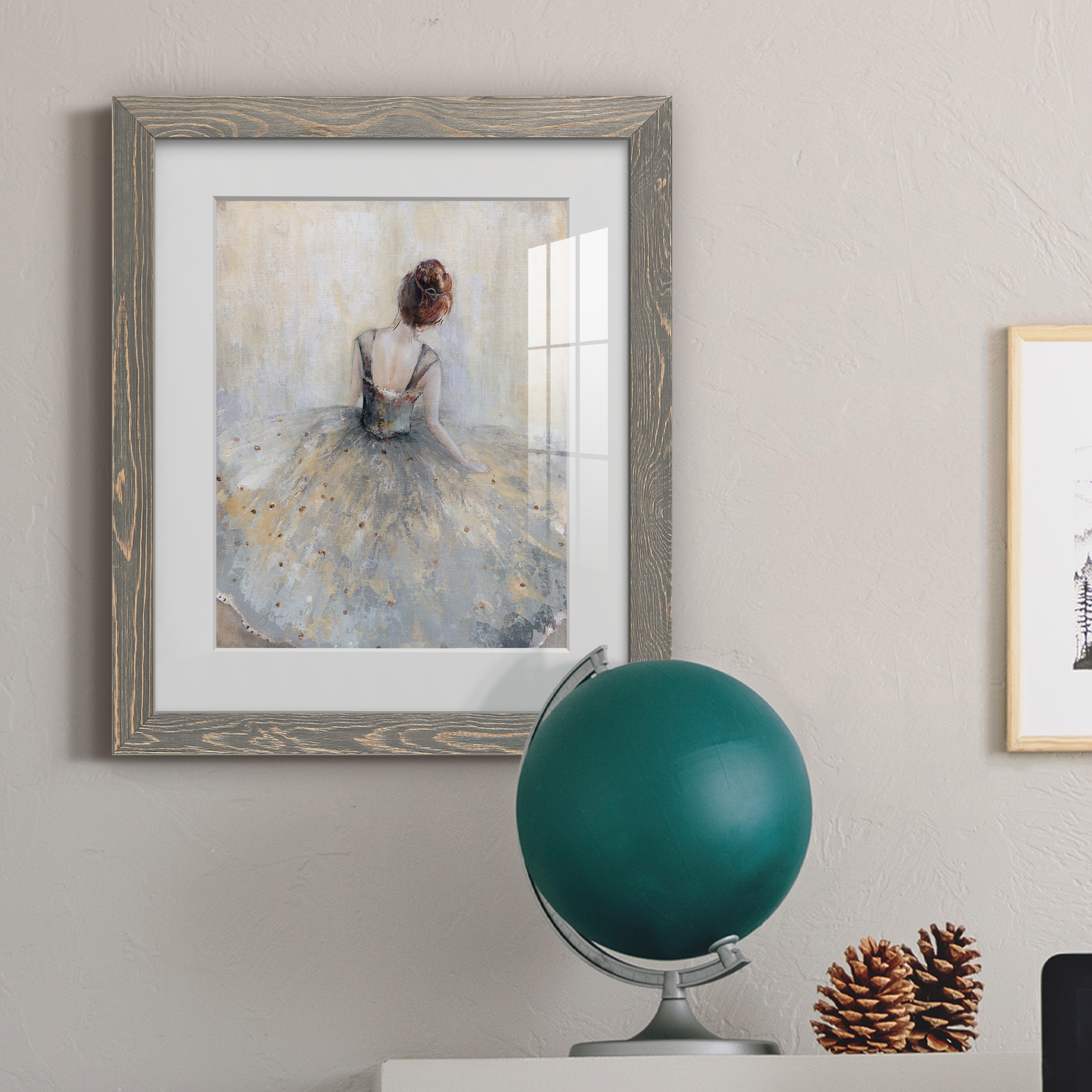 Beautiful Contemplation - Premium Framed Print - Ready to Hang - 20 x 24 - Grey Frame