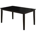 thumbnail image 2 of Contemporary Large Dining Table, Black, 2 of 6