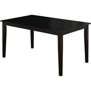 Contemporary Large Dining Table, Black