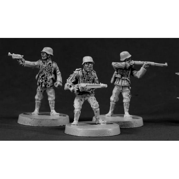 Reaper Miniatures Zombie German Soldiers #50020 Chronoscope D&D RPG Mini Figure