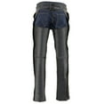 thumbnail image 4 of Milwaukee Leather Chaps for Men's Black Leather 3-Front Pockets- Thigh Patch Pocket Motorcycle Riders Chap- LKM5780-2X-Small, 4 of 4