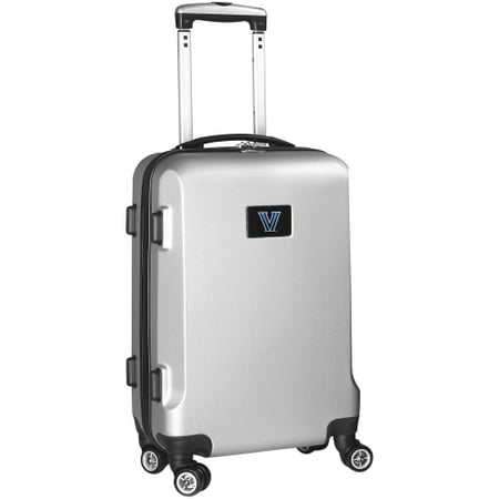 NCAA Villanova Wildcats Silver Hardcase Spinner Carry On Suitcase