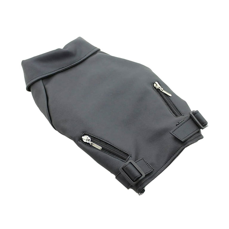 Dog leather deals vest