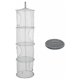thumbnail image 1 of Red de almacenamiento colgante multifuncional portátil con 4 compartimentos (gris), 1 of 4