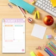 thumbnail image 4 of OIUR Bohemian Rainbow Teacher Notepad Gratitude Gift with To-Do Lists Contact Log & Notes Section Inspirational Planner for Educators, 4 of 7