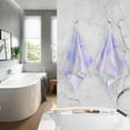 thumbnail image 6 of Coolnut 2 PCS Hand TowelsPastel Floral Print 16 x 28 Inch Soft Highly Absorbent Cotton Bathroom Towels for Bathroom Ktichen Travel SPA Gym, 6 of 6
