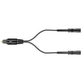 thumbnail image 1 of Divisor de audio digital de fibra óptica de 12,6 pulgadas, Plug and Play, chapado en oro para casa, conector compacto de 1 macho a 2 hembras., 1 of 8