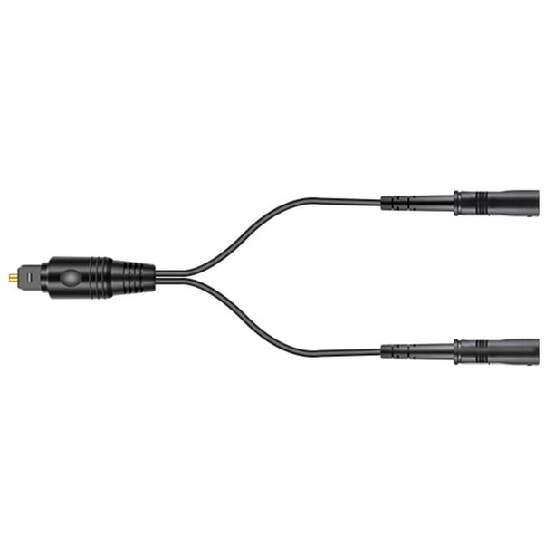 Divisor de audio digital 1 entrada macho 2 salidas hembra universal 32 cm 1 macho a 2 hembra