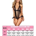 thumbnail image 4 of Mujer Encantadora Perspectiva Body Halter Deep V Sin espalda Ropa interior Ropa de dormir, XL AweSitey XX000213-04, 4 of 7