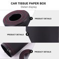 thumbnail image 6 of Eease 1Pc Car Round Tissue Box Holder Napkin Dispenser Tissue Paper Storage Container, 6 of 6