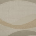 thumbnail image 6 of LR Home Tranquility Beige 2 Ft. x 7 Ft. Serpentine Stripes Beach Runner Rug, 6 of 9