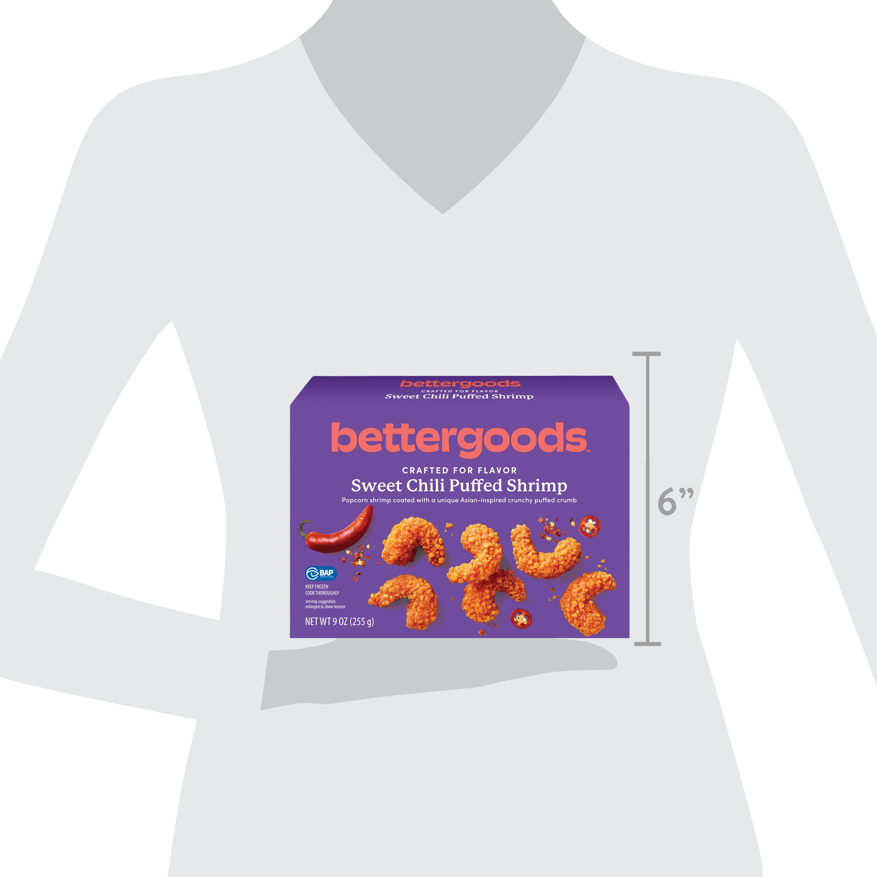 bettergoods Sweet Chili Breaded Shrimp, 9 oz (Frozen)