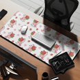 thumbnail image 2 of Long Mouse Pads for Desk,White Cow Strawberry Cow Pattern Desk Mats on Top Of Desks, Desk Mouse Pad Extra Large with 3mm Non-Slip Base and Stitched Edge for Gaming,Office,Work,Home 35.4"x15.7", 2 of 6