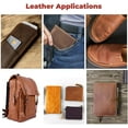 thumbnail image 5 of ELW 4-6 oz 1.8-2.4mm Thickness, 10 LB Vegetable Tanned Leather Scraps, Mixed Brown, Cowhide Remnants Full Grain Leather for Tooling, Holsters, Knife Sheath, Carving, Embossing, Stamping, 5 of 7