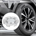 thumbnail image 2 of Tapones Centrales de Rueda Unique Bargains para Chevrolet Silverado 1500 2007-2013 Tono Plateado Plástico 1Pc, 2 of 6