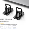 thumbnail image 3 of 10 Sets Foldable Laptop Stand Universal Non-slip Bracket Support for Macbook Lenovo Notebook Laptops Mount Holder Mini Feets dualmode silver10set, 3 of 6