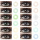 thumbnail image 2 of 1 Par De Lentes De Contacto De Color Híbrido Para Los Ojos Cosméticos Contactos, 2 of 4