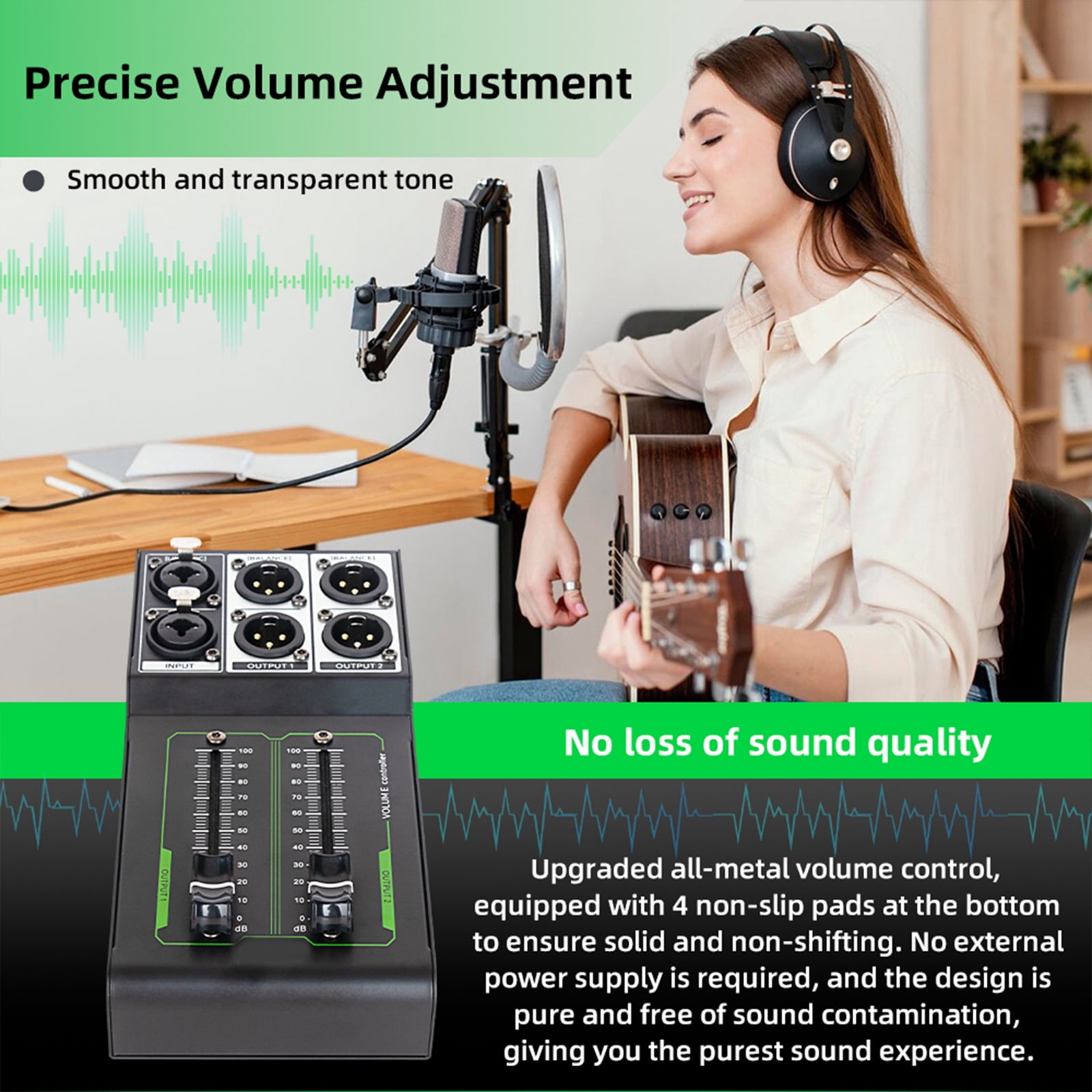 Small Sound Controller Sound Modifiers for Seamlessly Integration with Music Systems Precise Sound Adjustment