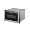 thumbnail image 3 of Hamilton Beach 24" 1.2 Cu. ft. Built-in Drawer Microwave Oven, 1000 Watts Electric Drawer Oven with Touchscreen Control, Stainless Steel, 3 of 8