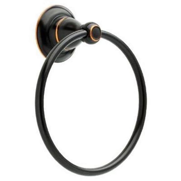 Liberty Hardware 228229 Porter Collection Towel Ring, Oil Rubbed Bronze