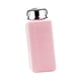 thumbnail image 5 of Botella dispensadora de bomba cuadrada con pulsador, dispensador de líquido reutilizable a prueba de fugas para Pink 250ml, 5 of 9