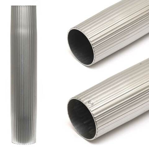 Garelick Boat Table Post 33479 | 2 1/4 x 11 5/8 Inch Fluted Aluminum