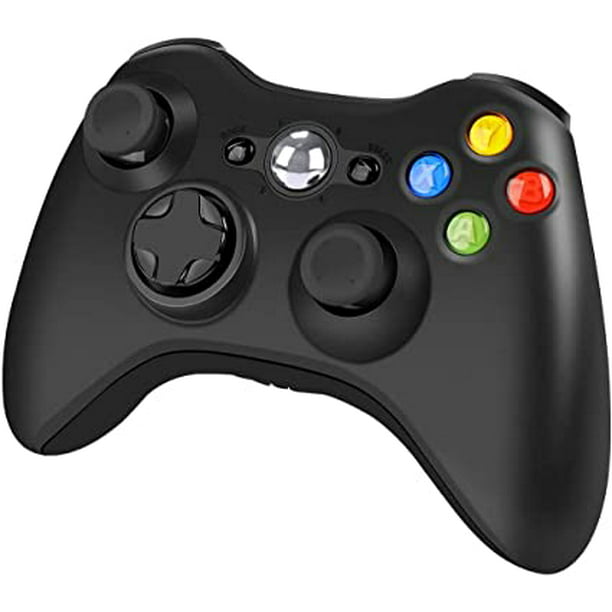 Gehakt verdiepen waterbestendig Wireless Controller for Xbox 360, YAEYE 2.4GHZ Gamepad Joystick Wireless  Controller for Xbox 360 Console and PC Windows 7,8,10 (Black) - Walmart.com