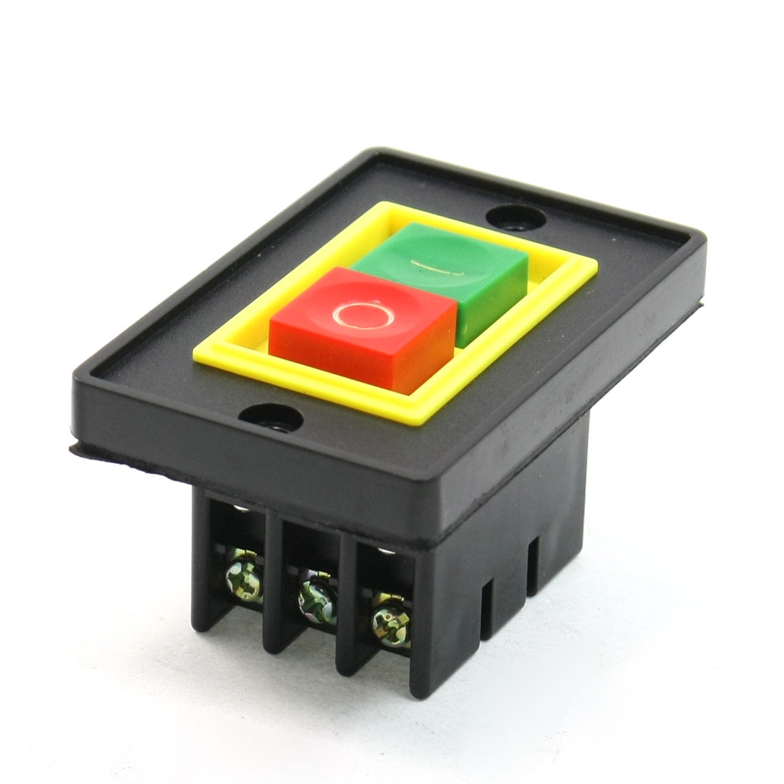 Rectangle Shape Panel Mount ON/OFF Push Button Switch 380V Volt 2KW