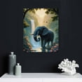 thumbnail image 4 of RKSupls Jungle Elephant Canvas Wall Art, Canvas Prints Wall Art for Living Room Bedroom Entryway Office, Art Print Painting for New Year Home Decorations,16x20in, 4 of 5