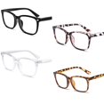thumbnail image 1 of EcoNesxp Lunettes Anti-Lumière Bleue Lunettes Anti-Lumière Bleue Monture Carrée de Lunettes nerd Lunettes Anti-Lumière Bleue Monture Carrée de Lunettes nerd, 1 of 5