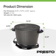 thumbnail image 6 of Presto Dual Daddy Electric Deep Fryer 05450, 6 of 7