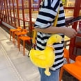 thumbnail image 6 of Jiibva Plush Duck Shoulder Bag Cute Stuffed Backpack Adult Decor Accessories Purse Duck Crossbody Bags Cartoon Messenger Bag for individual(s) Women, 6 of 7