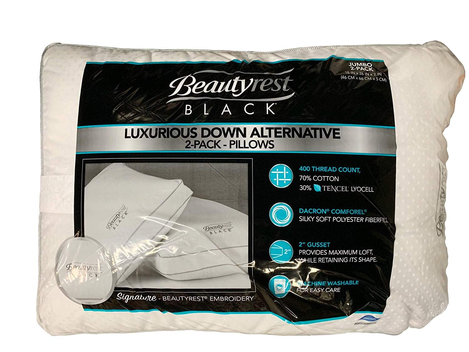 beautyrest black down alternative