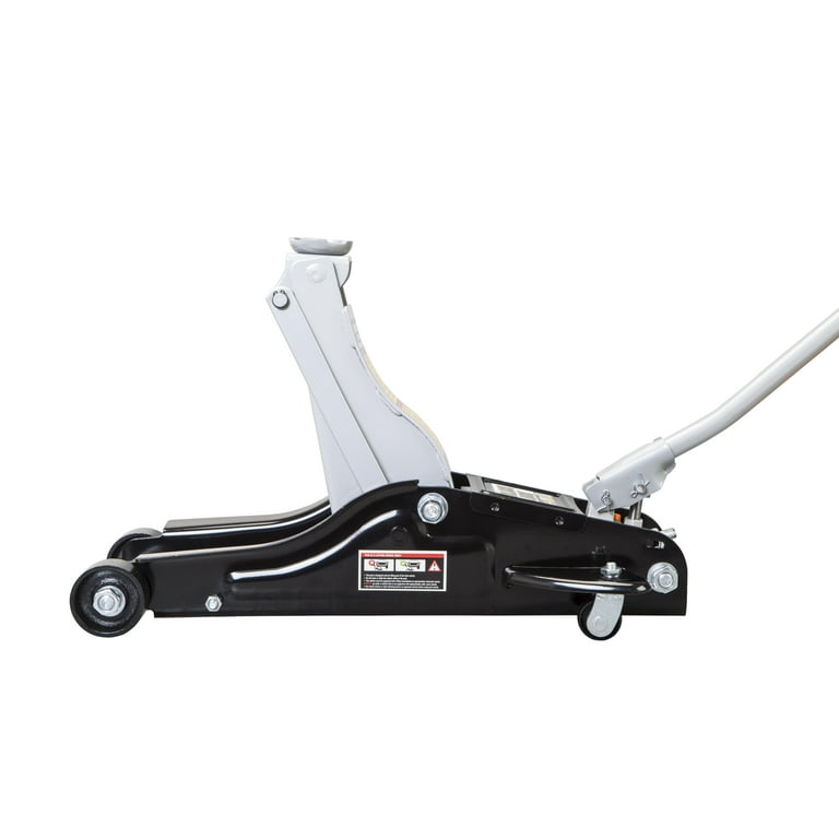 Black Jack T825010W Low Profile Floor Jack Black Silver with Caster Wheels 2.5 Ton Black Walmart