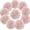 Baby Pink, variant on Silk Hydrangea Heads Artificial Flowers Heads with Stems for Home Wedding Decor,Pack of 10 (White)