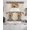 Beige Pumpkin Orange, variant on Fall Pumpkin Swag Kitchen Curtains Sets for Windows 24 Inch Length, Thanksgiving Maple Leaf Plant Fruit Plaid Short Window Curtain Panels Swags Valances and Tiers 3 Piece Set for Cafe/Dining Room