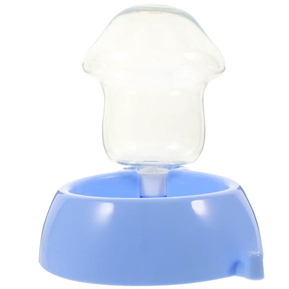 OUNONA 1 Set Automatic Drinking Bowl Blue Plastic for Pet Owners