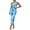 Blue Floral, variant on PRETTYGARDEN Women's One Shoulder Bodycon Dress Summer 2025 Printed Ruched Party Cocktail Fitted Long Dress