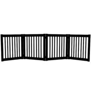Essential Pet Products 42421 Small Four Panel Ez Pet Gate - Black