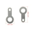 thumbnail image 3 of 100pcs M3 Silver Plated Copper Circular Crimp Terminal Connector 12 x 6mm for Car, 3 of 5