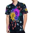 thumbnail image 4 of High Quality Hawaiian Shirts for Men Short Sleeve Aloha Beach Shirt Floral Summer Casual Button Down Shirts Blouses 5W6RUX, 4 of 7