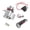 Silver, variant on Fanoery Roll Control Universal Front Brake Line Lock Line Lock Roll Control Brake Lock