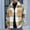#Yellow, variant on DPTALR Men's Fashionable Loose Casual Plaid Long Turndown Collar Button Coat Jacket,Gray , M