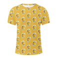 thumbnail image 5 of snilers Big and Tall T Shirts Men Crew Neck Short Sleeve Pullover Stretch Trendy 3D Graphic Print Tee Shirts Summer Beach Casual Shirts, 5 of 5