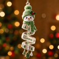 thumbnail image 4 of Szubyfq Christmas Snowman Hanging Ornaments 3.15 Inch, Reusable Shatterproof Xmas Decorations, Lovely Snowman Christmas Hanging Decor for Xmas Tree, Car, Home, Christmas Gift, Christmas Decoration, 4 of 5
