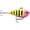 Headspin, variant on Rapala Ultra Light Rippin' Rap 03 Fishing Lure 1/16oz Chrome