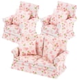 thumbnail image 3 of Mini Sofa Couch Chair, Realistic Design for Doll House Living Room Decoration, 3 of 5